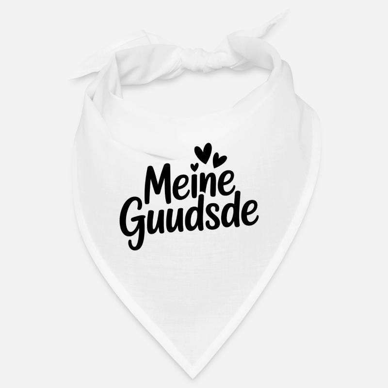 Mon drôle de dicton en dialecte saxon Guudsde - Bandana - blanc