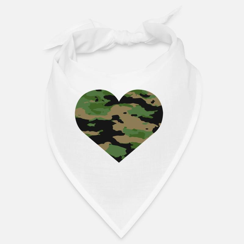 Conception de cœur camouflage Bandana