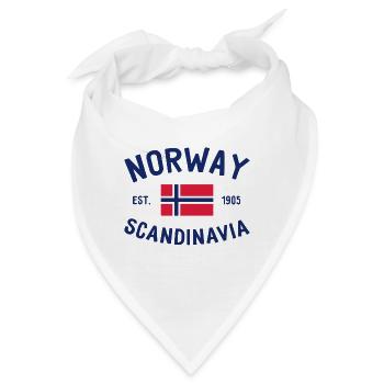 Norway - Norge - Norwegen - Scandinavia - 1905 - Bandana - Weiß - Vorne