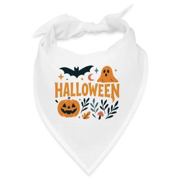 Classic Halloween - Bandana - Weiß - Vorne