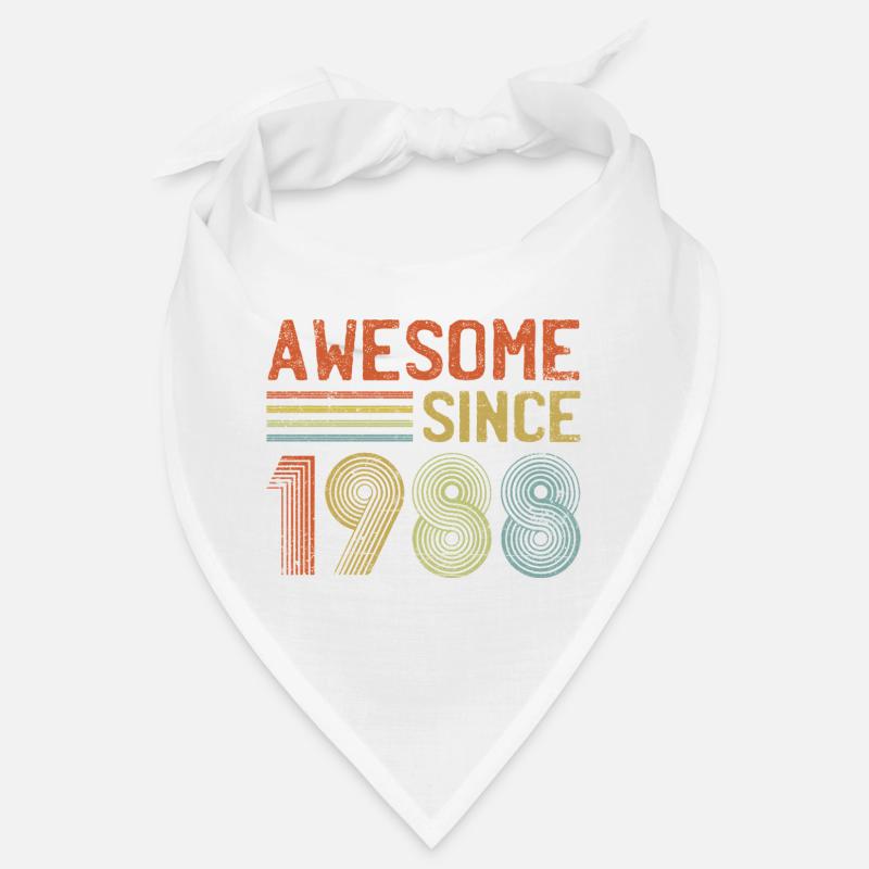 Retro Yearly Celebration Design Bandana