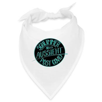 Schlimmer als es aussieht, Post Covid - Bandana - Weiß - Vorne