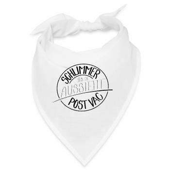 Schlimmer als es aussieht, Post Vac - Bandana - Weiß - Vorne