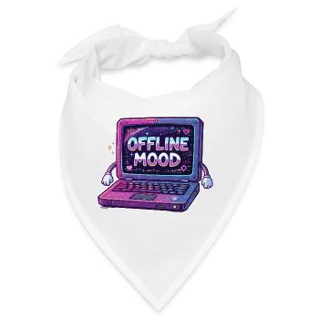 Y2K Retro – Offline Mood - Bandana - Weiß - Vorne