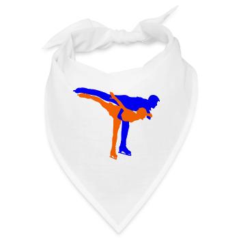 Eiskunstlauf - Bandana - Weiß - Vorne