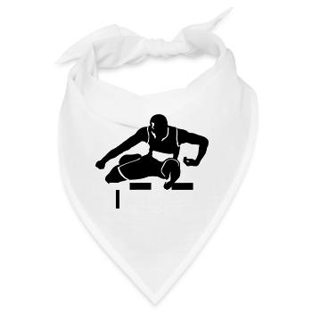 Leichtathletik - Bandana - Weiß - Vorne
