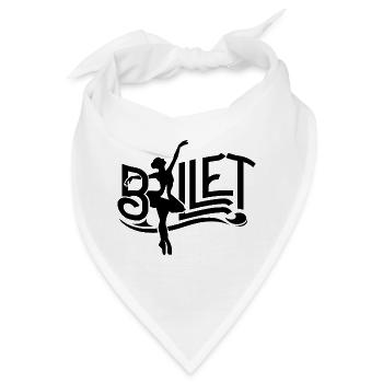 Ballett - Bandana - Weiß - Vorne
