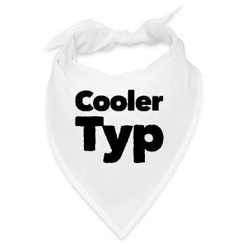 COOLER TYP - Bandana - Weiß - Vorne