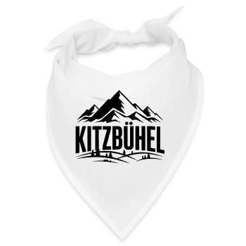 Kitzbühel - Souvenir Design - Bandana - Weiß - Vorne