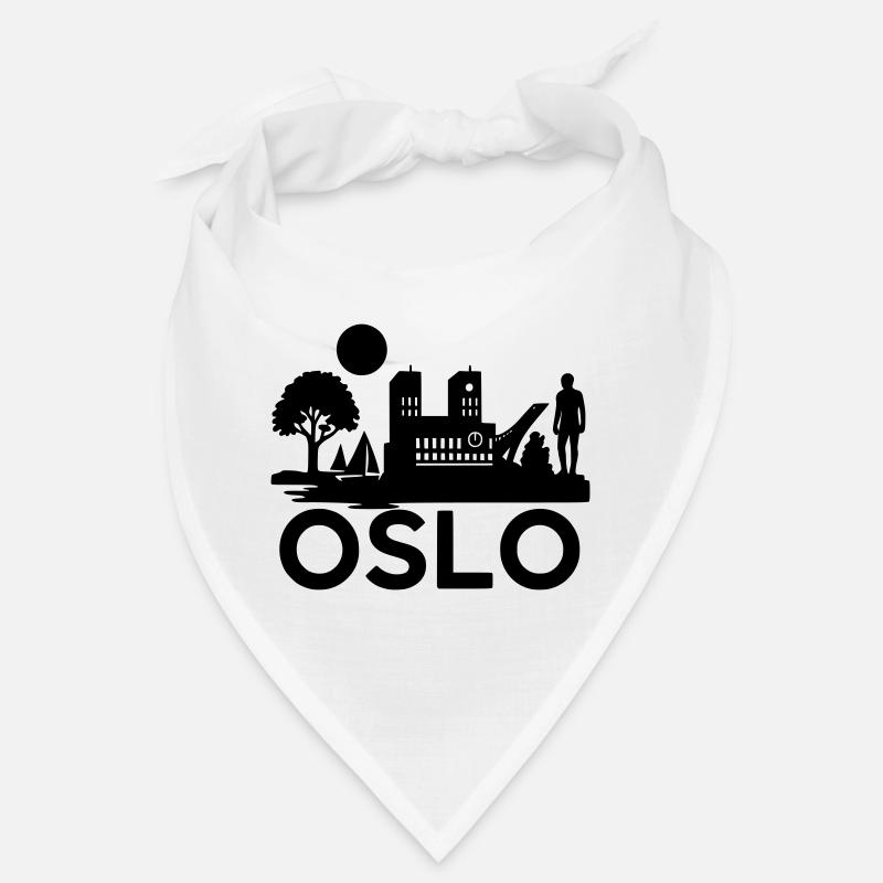 Oslo Silhouette Monuments Bandana