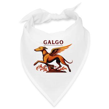 Galgo Hood Ornament - Bandana - Weiß - Vorne
