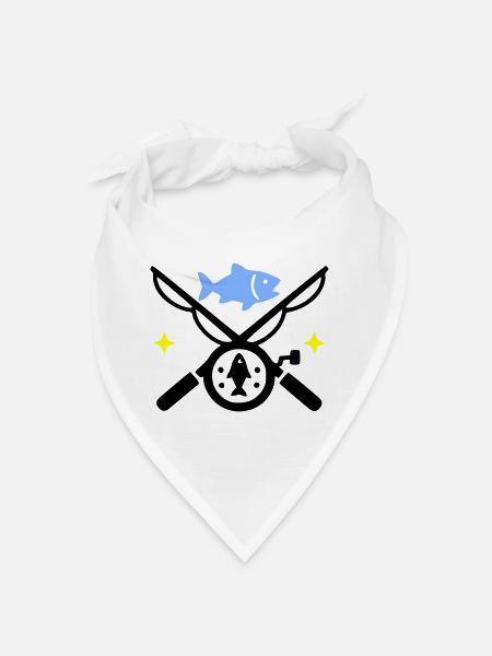 Pêche et pêche | Petri Heil Hobby Logo - Bandana - blanc - Devant