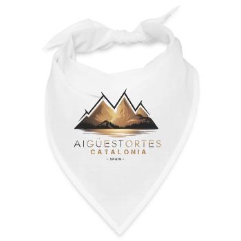 Nationalpark Aigüestortes, Pyrenäen, Katalonien - Bandana - Weiß - Vorne