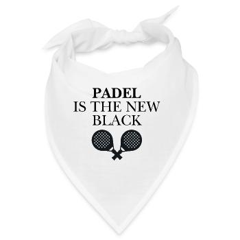 Padel is the new black - Bandana - Weiß - Vorne