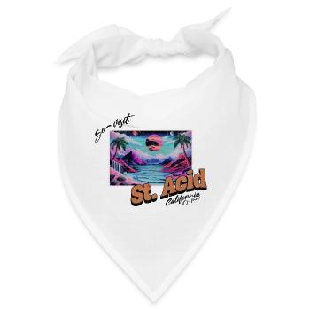 St. Acid - Bandana - Weiß - Vorne