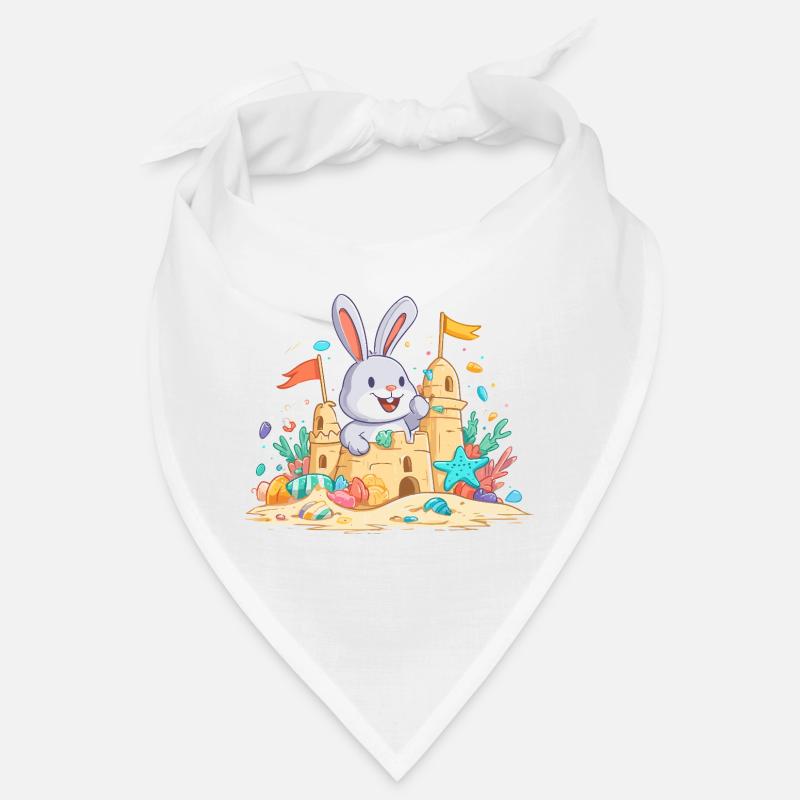 Un lapin d’été dans la basse à sable Bandana