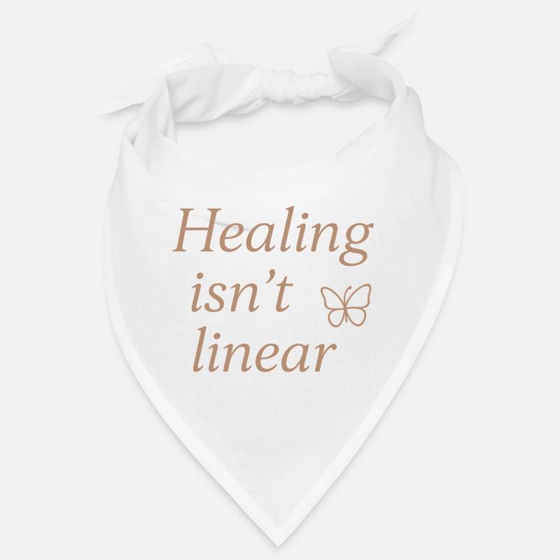 Healing Isn't Linear Butterfly Bandana