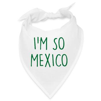 Mexico Mexiko - Bandana - Weiß - Vorne