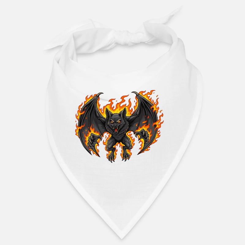 Bat on fire Bandana