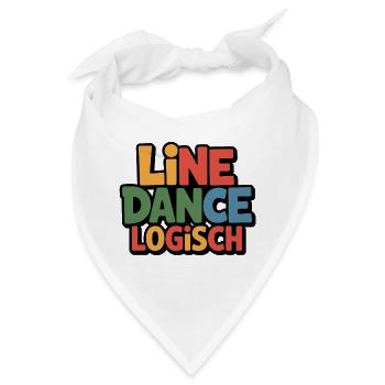 Line Dance Logisch - Bandana - Weiß - Vorne