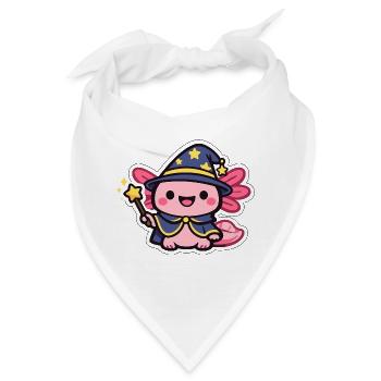 Sternenzauber axolotl Magier - Bandana - Weiß - Vorne