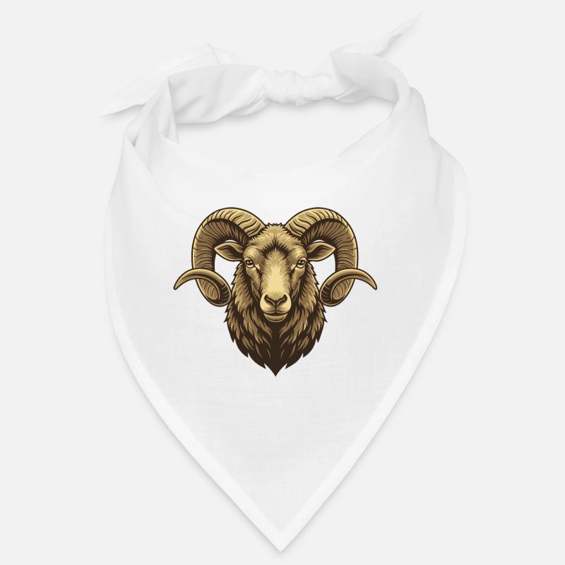 Funny Sheep Head Gift Fluffy Bandana