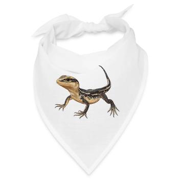 Eidechsen Eidechse - Bandana - Weiß - Vorne