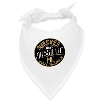 Schlimmer als es aussieht, ME  - Bandana - Weiß - Vorne
