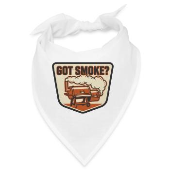 Offset Smoker T'as de la Fumée Maître Rôtisseur - Bandana - Weiß - Vorne