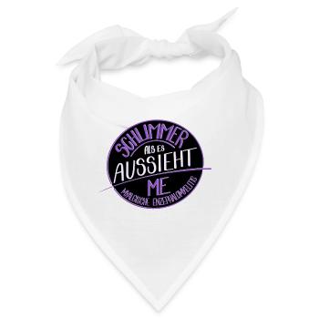 Schlimmer als es aussieht, M.E.  - Bandana - Weiß - Vorne