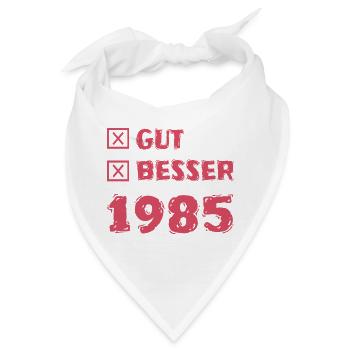 Besser 1985 - Bandana - Weiß - Vorne