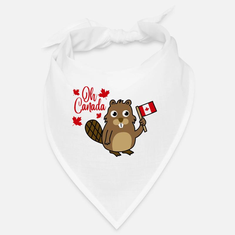 Oh Kanada-Biber-Flaggenbär Bandana