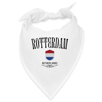 Souvenir Rotterdam, elegantes Design Rotterdam - Bandana - Weiß - Vorne