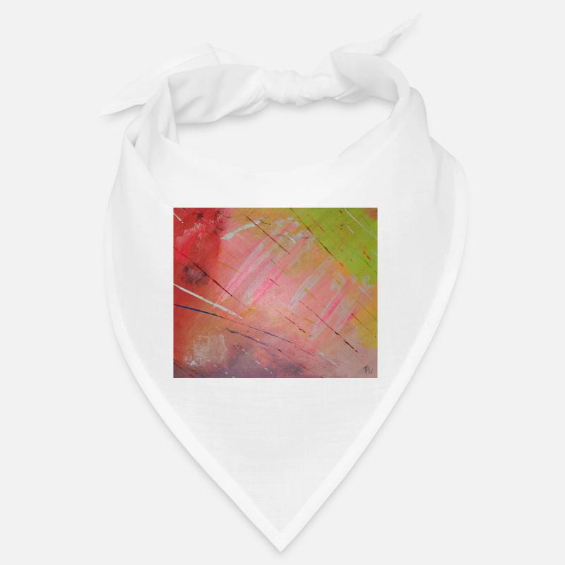 Neon-Diagonalstreifen Abstrakt Bandana