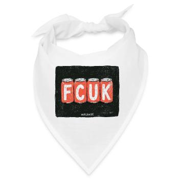 FCUK Cans Worldwide - Bandana - Weiß - Vorne