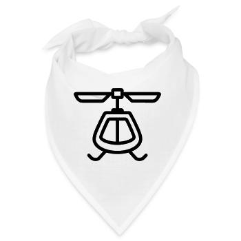 Gyrokopter - Bandana - Weiß - Vorne