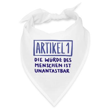 Artikel 1  - Bandana - Weiß - Vorne