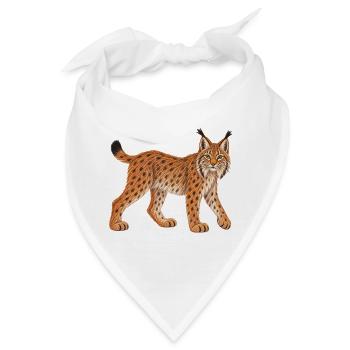 Luchs - Bandana - Weiß - Vorne