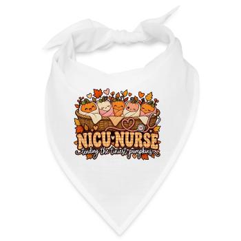NICU-Nurse: Die kleinsten Kürbchen - Bandana - Weiß - Vorne
