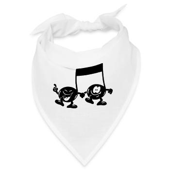 note - Bandana - Weiß - Vorne