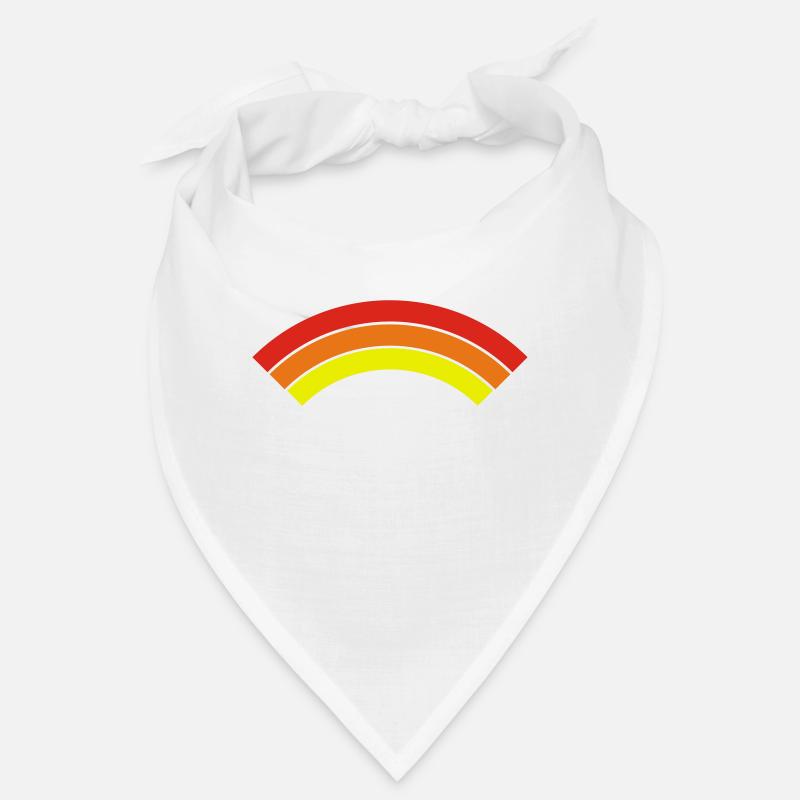 Rainbow - Bandana - white