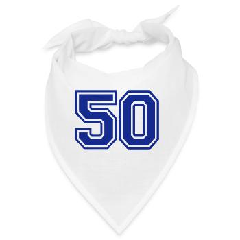 50 - Bandana - Weiß - Vorne