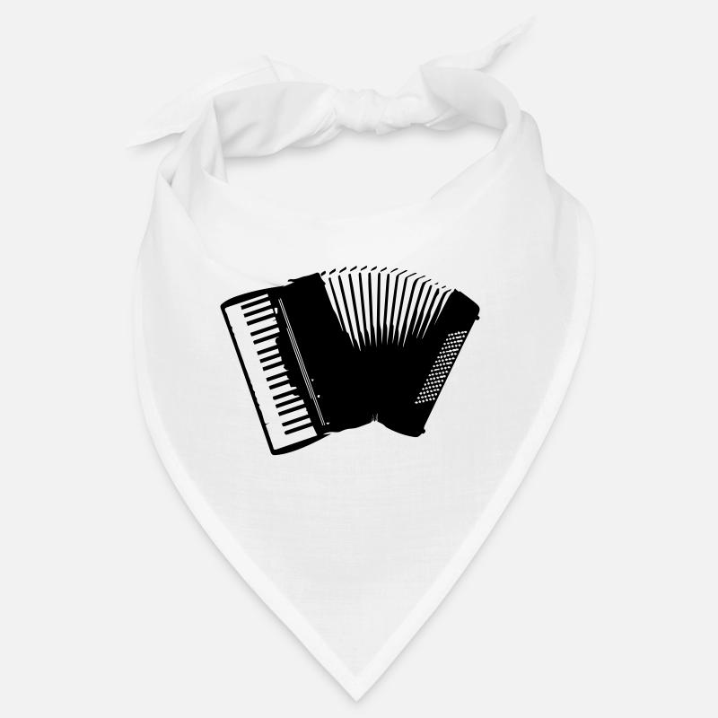 Akkordeon - Bandana - Weiß