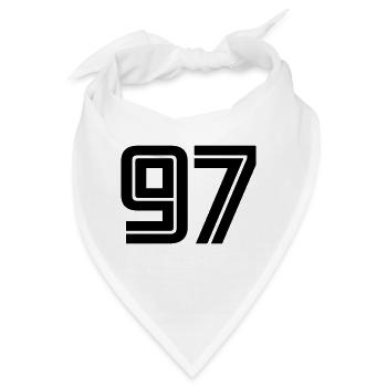 97 - Bandana - Weiß - Vorne