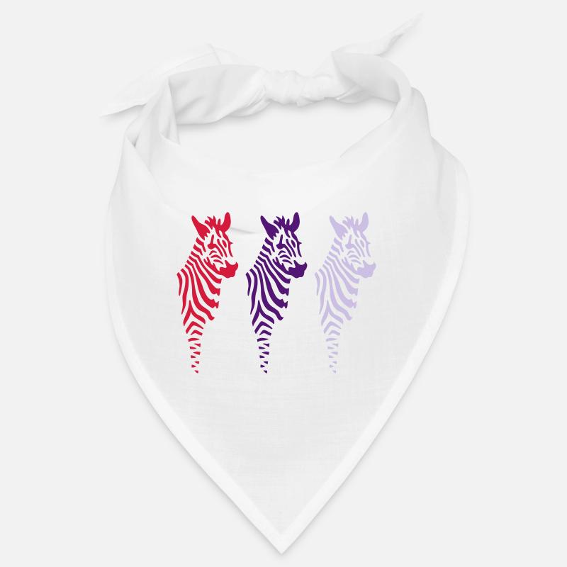 three zebras (b) Bandana