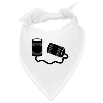 Telefon Dosen - Bandana - Weiß - Vorne