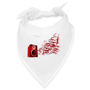 Lautsprecher Vögel DJ - Bandana - Weiß - Vorne