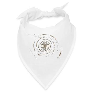 Hypnose - Fraktal - Bandana - Weiß - Vorne