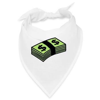 Money dollars Color - Bandana - Weiß - Vorne