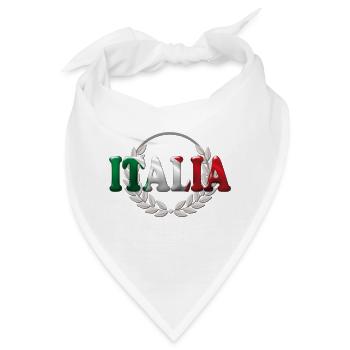 Lorbeeren Italien2 - Bandana - Weiß - Vorne
